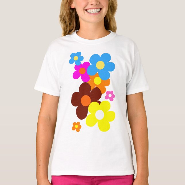 Happy Flowers T-Shirt (Front)
