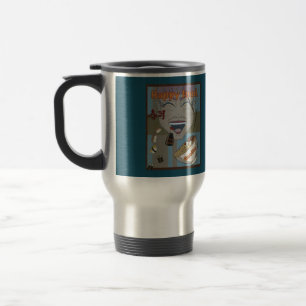 Happy food travel mug