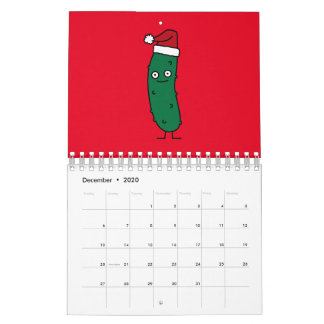 Happy Foods Design Cute Adorable funny Food fruit Calendar