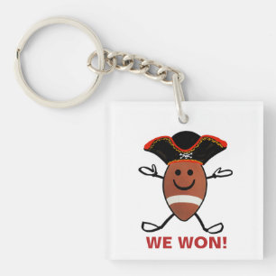 HAPPY FOOTBALL KEYCHAIN