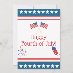 Happy Fourth of July Greeting Cards