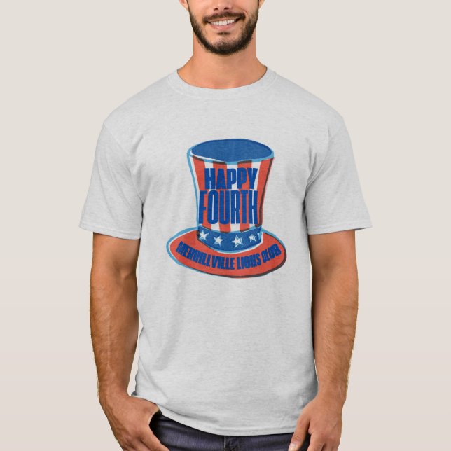 Happy Fourth  T-Shirt (Front)