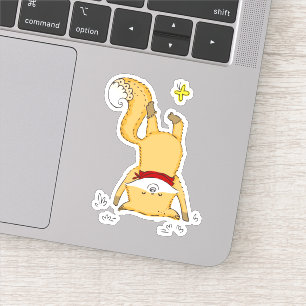 Happy Fox and Butterfly Friend Illustration