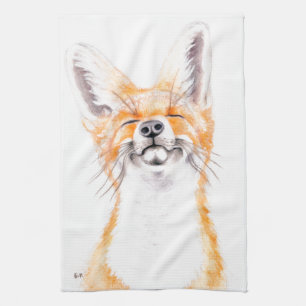 Happy Foxy Kitchen Towel
