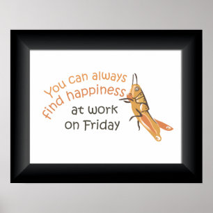 Happy Friday at Work Poster Imprimer