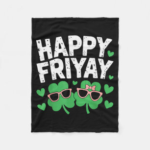 Happy Friday Fri-yay Teacher School Meme _4 Fleece Blanket