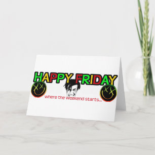 HAPPY FRIDAY LOGO CARD