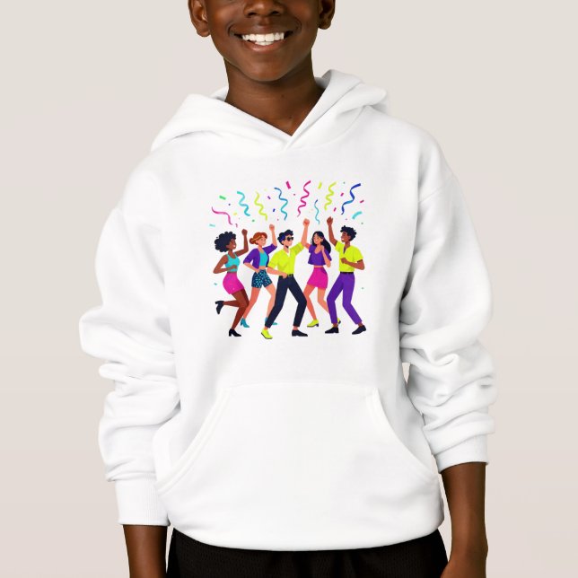 Happy Friends Dancing Party Celebration (Front)