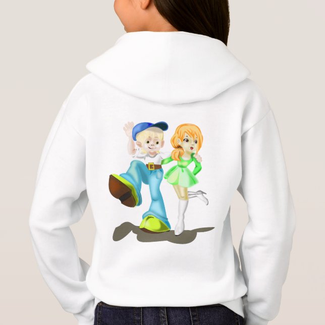 Happy Friends Hoodie - customizable (Back)