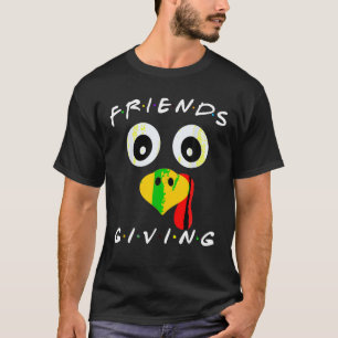 Happy Friendsgiving Matching Turkey Friend Thanksg T-Shirt