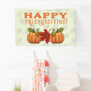Happy Friendsgiving / Thanksgiving Wall Banner