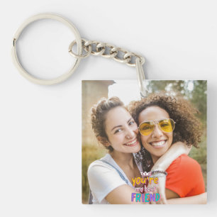 Happy Friendship Day BEST FRIEND PHOTO Keychain