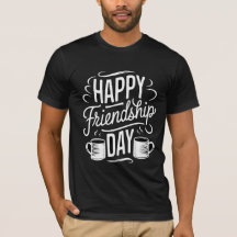 Happy Friendship Day Best Simple T-shirt Design