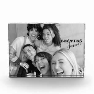 Happy Friendship Day MONOCHROME BESTIES FOREVER Photo Block