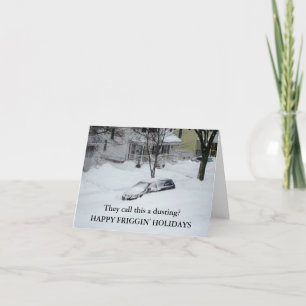 Happy Friggin Holidays Note Card