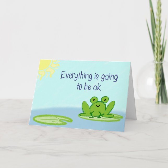 Happy Frog Card (Front)