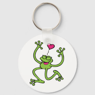 Happy Frog Dancing Keychain