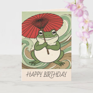 Happy Frog Matsumoto Hoji Style  Card