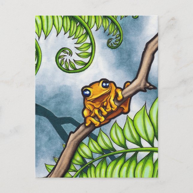 Happy Frog Postcard (Front)