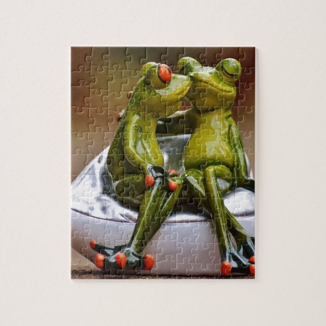 Happy Frogs Jigsaw Puzzle (Vertical)