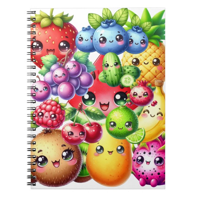 Happy Fruit Notebook (Front)