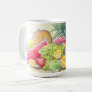 Happy fruits coffee mug