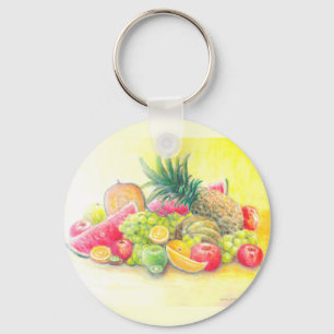 Happy fruits keychain