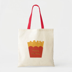 Happy Fry-Yeay Tote Bag – Funny French Fries