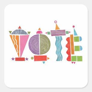 Happy Fun GOTV / Sticker de vote