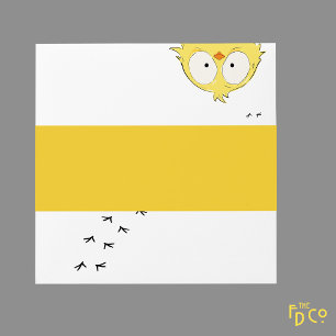 Happy Fun Yellow Belly Band Invitation Belly Band