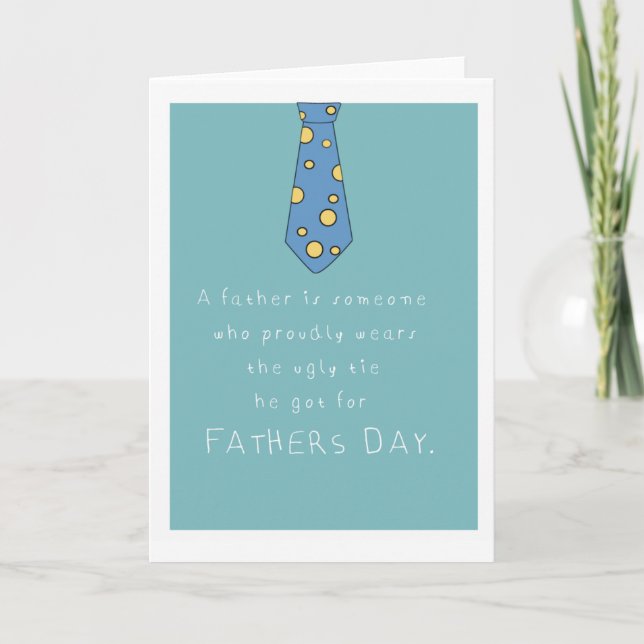 Happy funny fathers day card (Front)