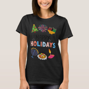 Happy Funny Holidays Diwali Kwanzaa Hanukkah Chris T-Shirt