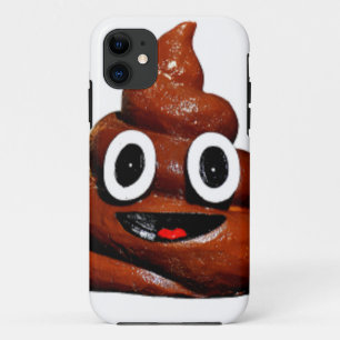happy funny poop emoji iPhone 11 case