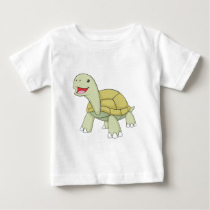 Happy Galapagos Tortoise Baby T-Shirt