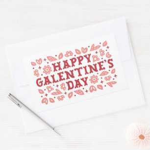 Happy Galentines Day floral coquette country girl Sticker