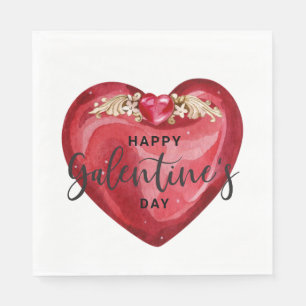 Happy Galentines Day Napkin