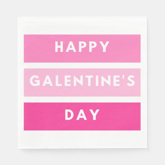 Happy Galentine's Day Napkin (Front)