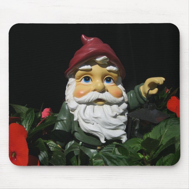 Happy Garden Gnome Mouse Pad (Front)