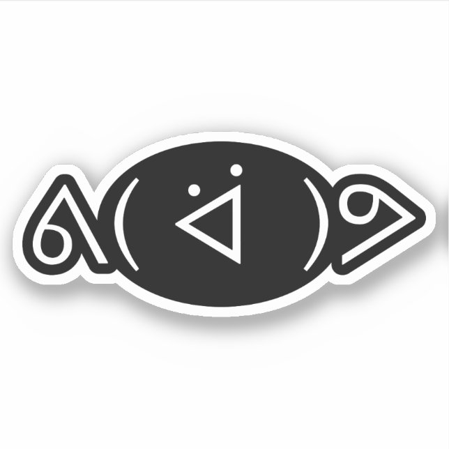 Happy Gary ᕕ( ᐛ )ᕗ Meme Emoticon Emoji Text Art (Front)