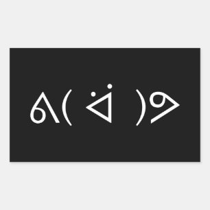 Happy Gary ᕕ( ᐛ )ᕗ Meme Emoticon Emoji Text Art Sticker