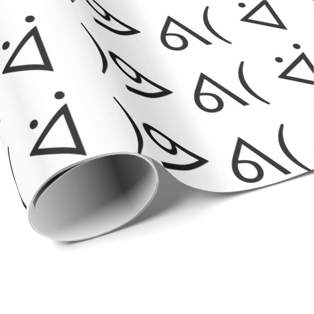 Happy Gary ᕕ( ᐛ )ᕗ Meme Emoticon Emoji Text Art Wrapping Paper (Roll Corner)