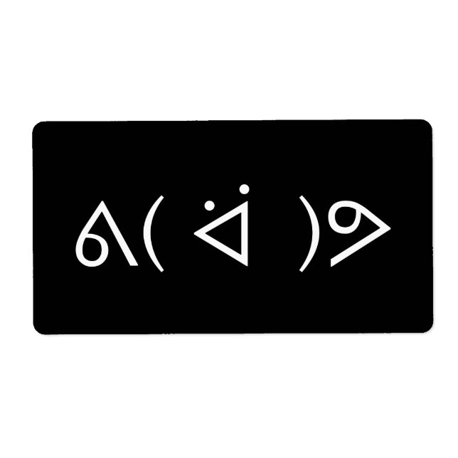 Happy Gary ᕕ( ᐛ )Meme Emoticon Text Art (Devant)