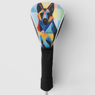 Happy German Shepherd Dog 03 - Kaori Golf Head Cover
