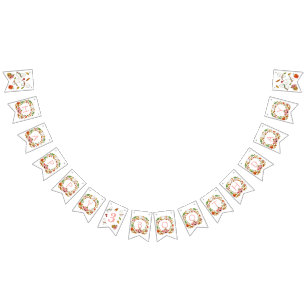 Happy Ghosts Boothday Pink Birthday Bunting Flags