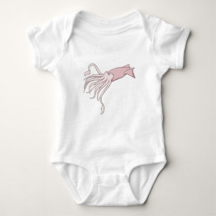 Happy Giant Squid Baby Bodysuit