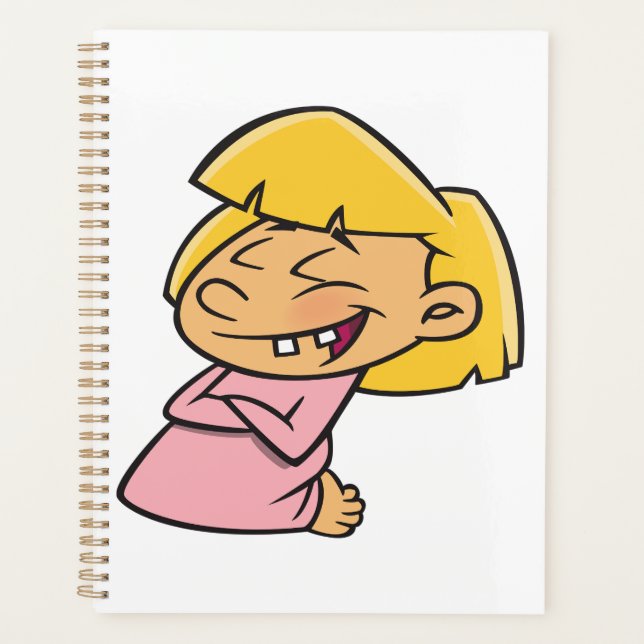 Happy Giggling Cartoon Girl (Devant)