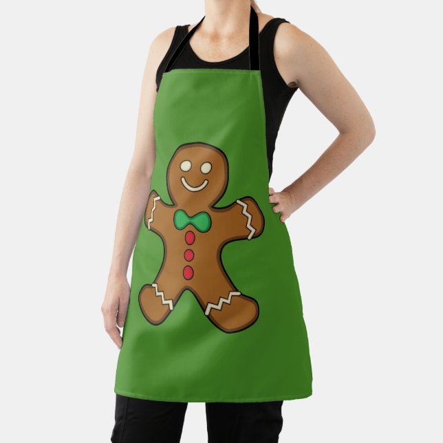 Happy Gingerbread Man Apron (Insitu)