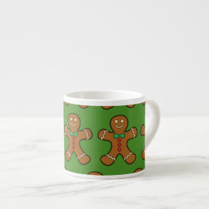 Happy Gingerbread Man Espresso Cup
