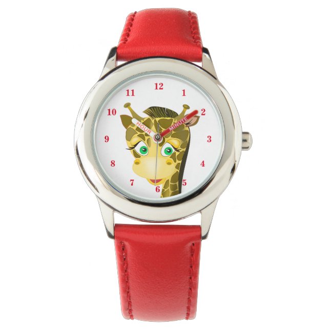 Happy Giraffe Funny Watch (Front)