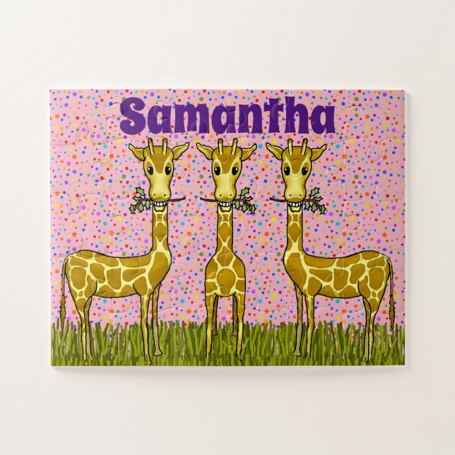 Happy Giraffes Puzzle (Horizontal)